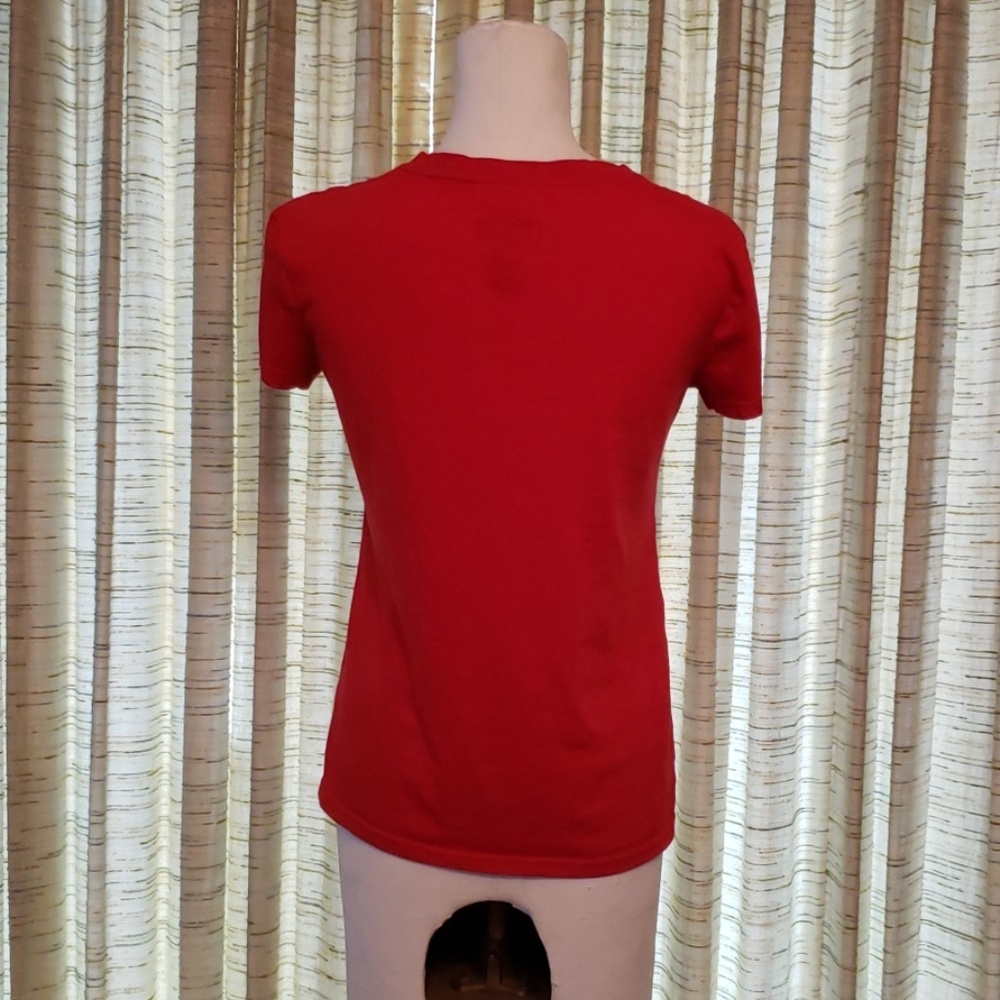 MARVEL Red V Neck Character T Shirt - Picture 3 of 4